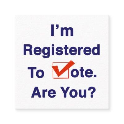 I’m Registered to Vote 2026 Square