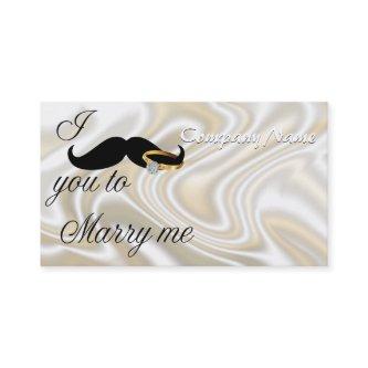 I Mustache you -to Marry Me
