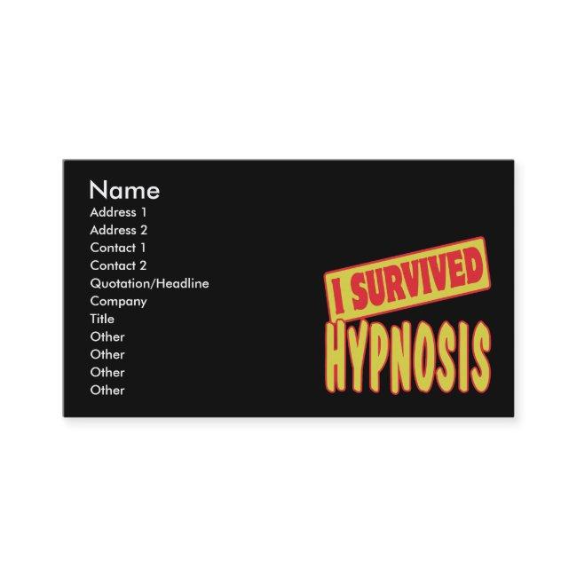 I SURVIVED HYPNOSIS