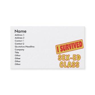I SURVIVED SEX-ED CLASS