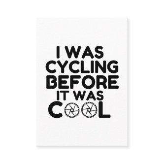 I Was Cycling