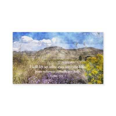 "I will lift up mine eyes" Bible verse business ca