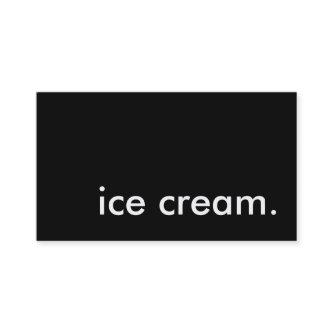 ice cream. (color customizable)