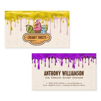 Ice Cream Cones | Sparkly Icing Drips