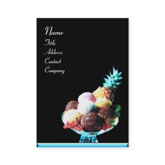 ICE CREAM  - DESERT SHOP,blue black