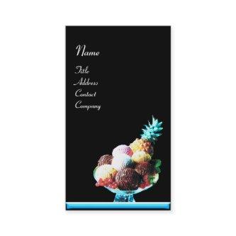 ICE CREAM  - DESERT SHOP,blue black