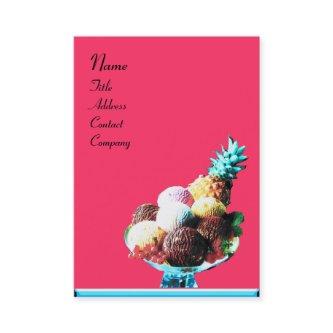 ICE CREAM  - DESERT SHOP,blue pink black