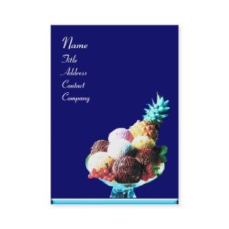 ICE CREAM  - DESERT SHOP,blue red