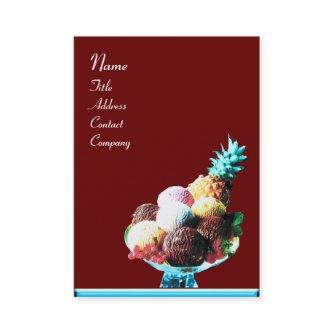 ICE CREAM  - DESERT SHOP,blue red