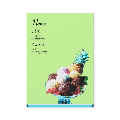 ICE CREAM  - DESERT SHOP,blue red green black