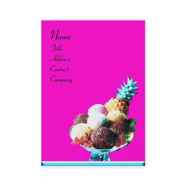 ICE CREAM  - DESERT SHOP,blue violet black