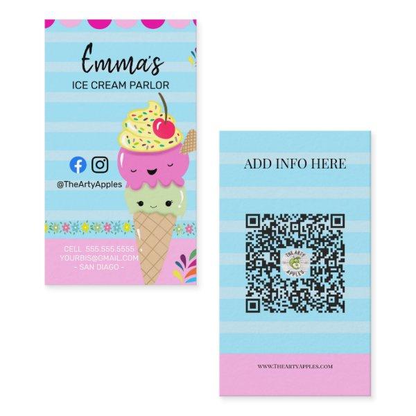 ice Cream parlour van party shop event food van