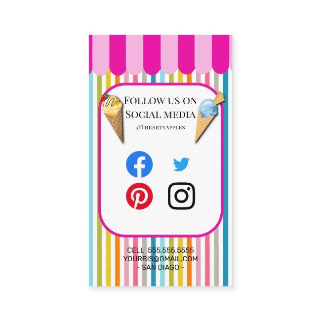 ice Cream parlour van party shop event food van