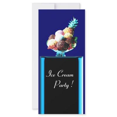 ICE CREAM PARTY - DESERT SHOP,blue red black