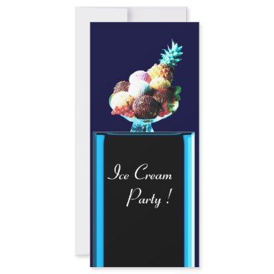 ICE CREAM PARTY - DESERT SHOP,blue red black