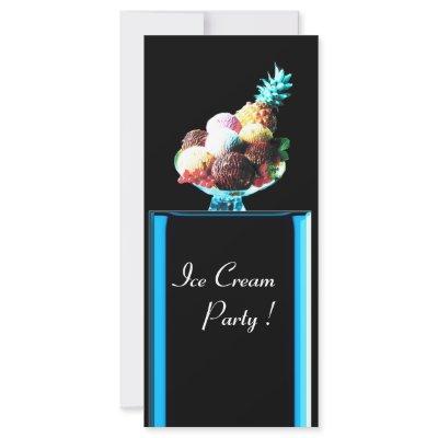 ICE CREAM PARTY - DESERT SHOP,blue red black