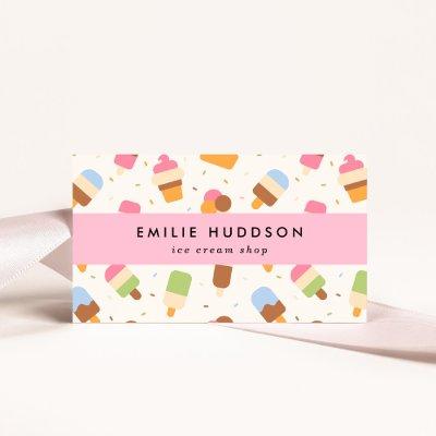 Ice Cream Pattern, Ice Cream Shop, Ice Cream Parlo