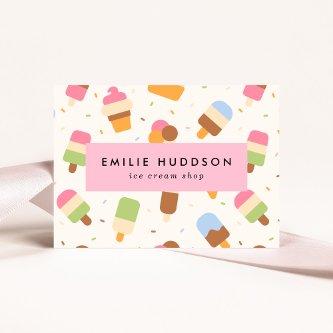 Ice Cream Pattern, Ice Cream Shop, Ice Cream Parlo