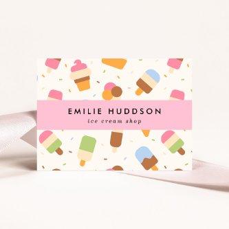 Ice Cream Pattern, Ice Cream Shop, Ice Cream Parlo