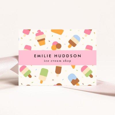 Ice Cream Pattern, Ice Cream Shop, Ice Cream Parlo