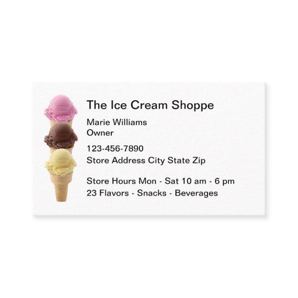 Ice Cream shop Retail