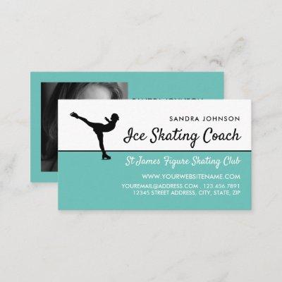 Ice Skater Silhouette, Ice Skating Coach Photo