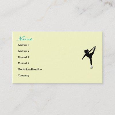 Ice Skaters' Card