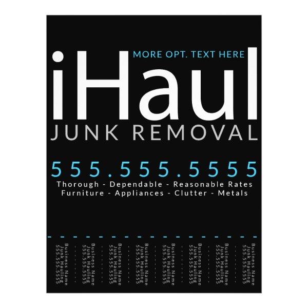 iHaul. Moving Hauling Business Advertising Flyer