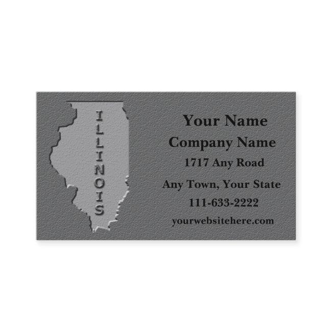 Illinois State carved stone look