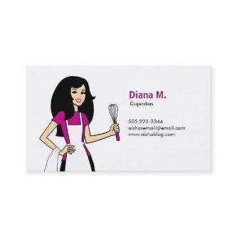 Illustrated Baker Personal Card