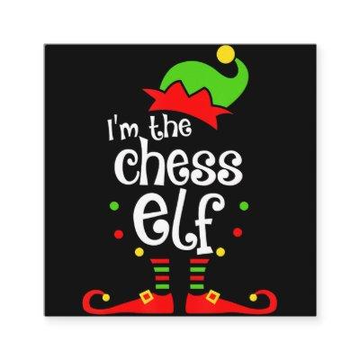 im  chess elf xmas family friend christmas gift square