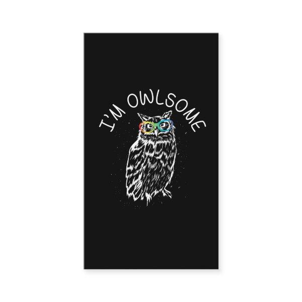 I'm Owlsome Sunglasses Awesome Owl Lover Gift