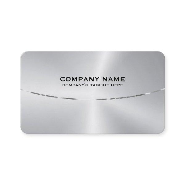 Image of a Luxury Metallic Faux Silver Texture