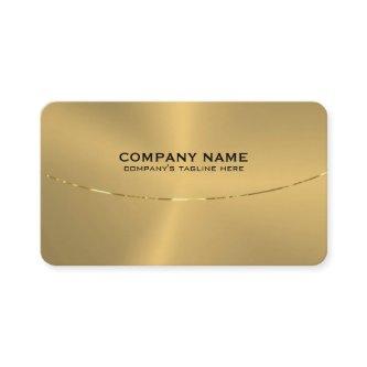 Image of a Metallic Faux Gold Texture