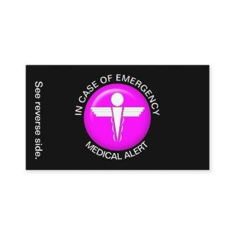 IN CASE OF EMERGENCY Medical Alert Card