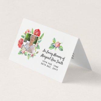 In Loving Memory PHOTO Card Memorial Bereavement