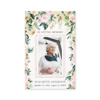 In Loving Memory | Photo Funeral Prayer Card