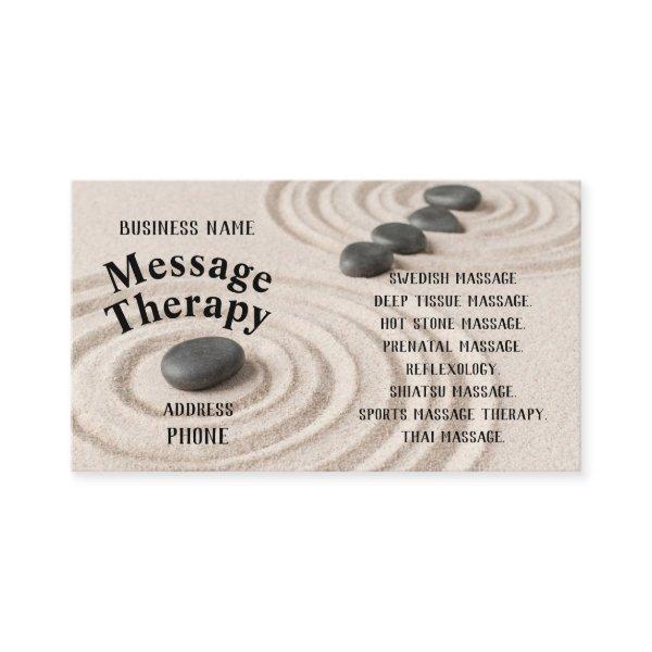 In the Sand Message Therapy