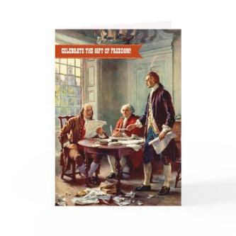 Independence Day, 4th of July Fine Art  Card
