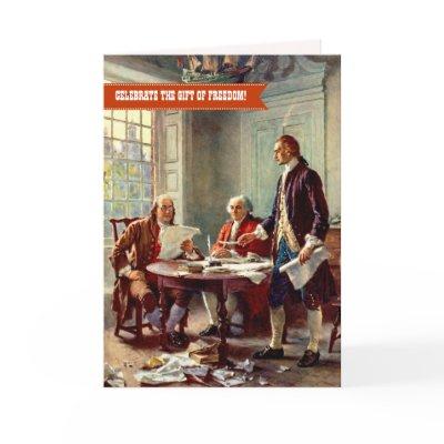 Independence Day, 4th of July Fine Art  Card