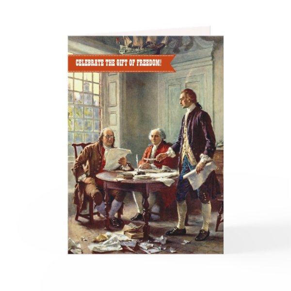 Independence Day, 4th of July Fine Art  Card