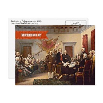 Independence Day. 4th of July Fine Art  Postcard