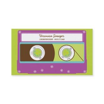 Indie Mixtapes Retro 80s Cassette Tape Pattern
