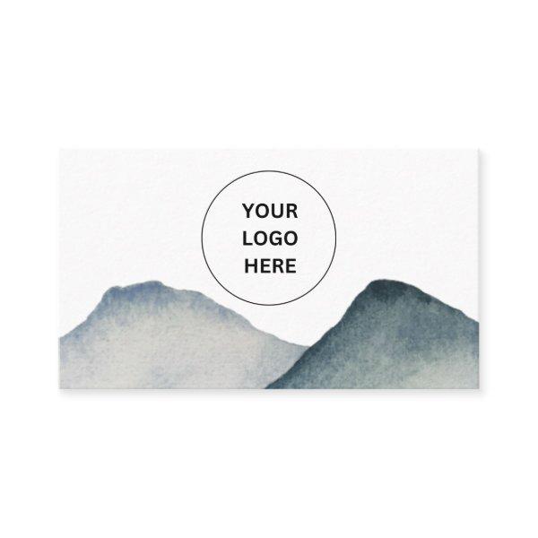 Indigo Mountains Sleek Modern Simple