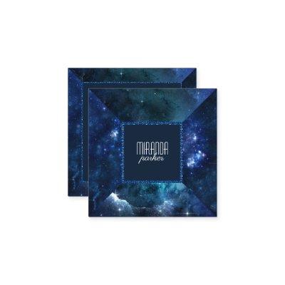 Indigo Starfield Stardust Galaxy Square Square