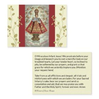 Infant Jesus of Prague Angels Prayer