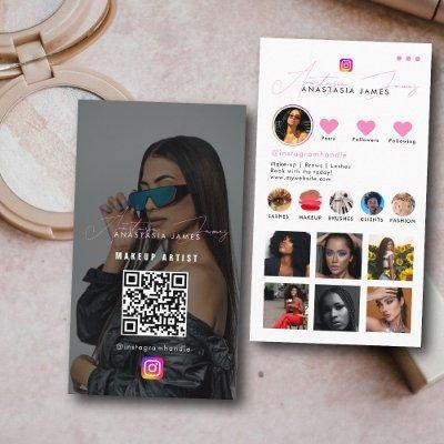 Influencer Photo Feed Girly Social Media QR Code