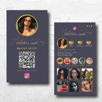 Influencer Photo Feed Grid Social Media QR Code