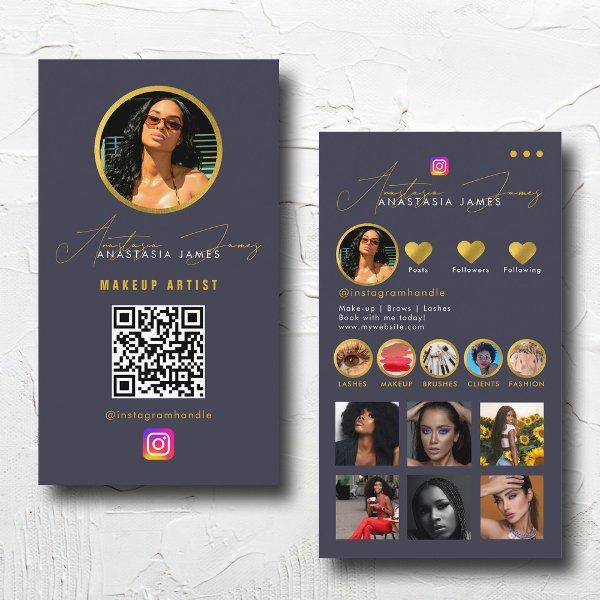 Influencer Photo Feed Grid Social Media QR Code