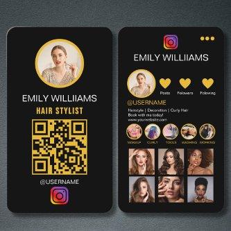 Influencer Photo Feed Grid Social Media QR Code